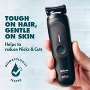 Gillette i7 Intimate Men’s Premium Pubic Hair Trimmer, with Intimate Razor, Body Hair Trimmer for Men Grooming Kit