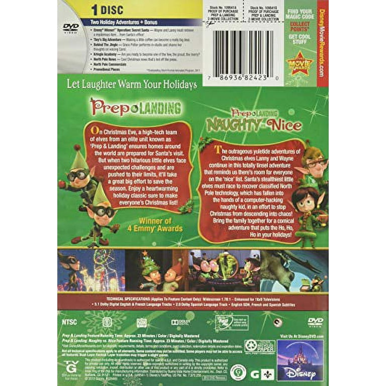 Prep and Landing: Naughty vs. Nice (DVD) - Walmart.com