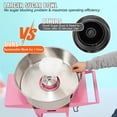 thumbnail image 2 of VEVOR Electric Cotton Candy Machine with Cart, 1000W Commercial Floss Maker with Stainless Steel Bowl, Sugar Scoop and Drawer, Perfect for Home, Kids Birthday, Family Party, Pink, 2 of 9
