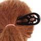 thumbnail image 4 of BEMS-1 pieza de pinza para el cabello de ébano natural, ahuecada de madera para mujer, 4 of 4