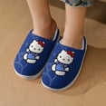 thumbnail image 7 of Kids Slippers Hello Kitty House Slippers Warm Soft Plush Slipper Anti-Slip Winter Fluffy House Shoes for Boys Girls, 7 of 7