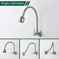 thumbnail image 2 of Vett 2025 New Wall-mounted Kitchen Faucet 360 Rotatable With Functions Kitchen Sink Mixer Tap Cold Water Single Co, 2 of 4