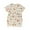 Beige Q, variant on Baby Girl Bodysuit, Infant Baby Cotton Bodysuits, Child Summer Thin Newborn Printing Round Neck Short Sleeved Pajamas And Creepers 0-3 Months