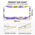 thumbnail image 4 of 2-Pack Aluminum License Plate Frame with 2 Holes for GM License Plate Cover with Free Screws Cute Smiling Daisies on Purple, 4 of 8