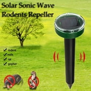Delarsy 1 pc Solar Ultrasonic Snake Mouse Repellers Pest Rodent Repeller Reject Outdoor