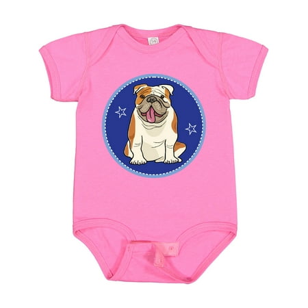 

Inktastic Bulldog Dog Funny Puppy Gift Baby Boy or Baby Girl Bodysuit
