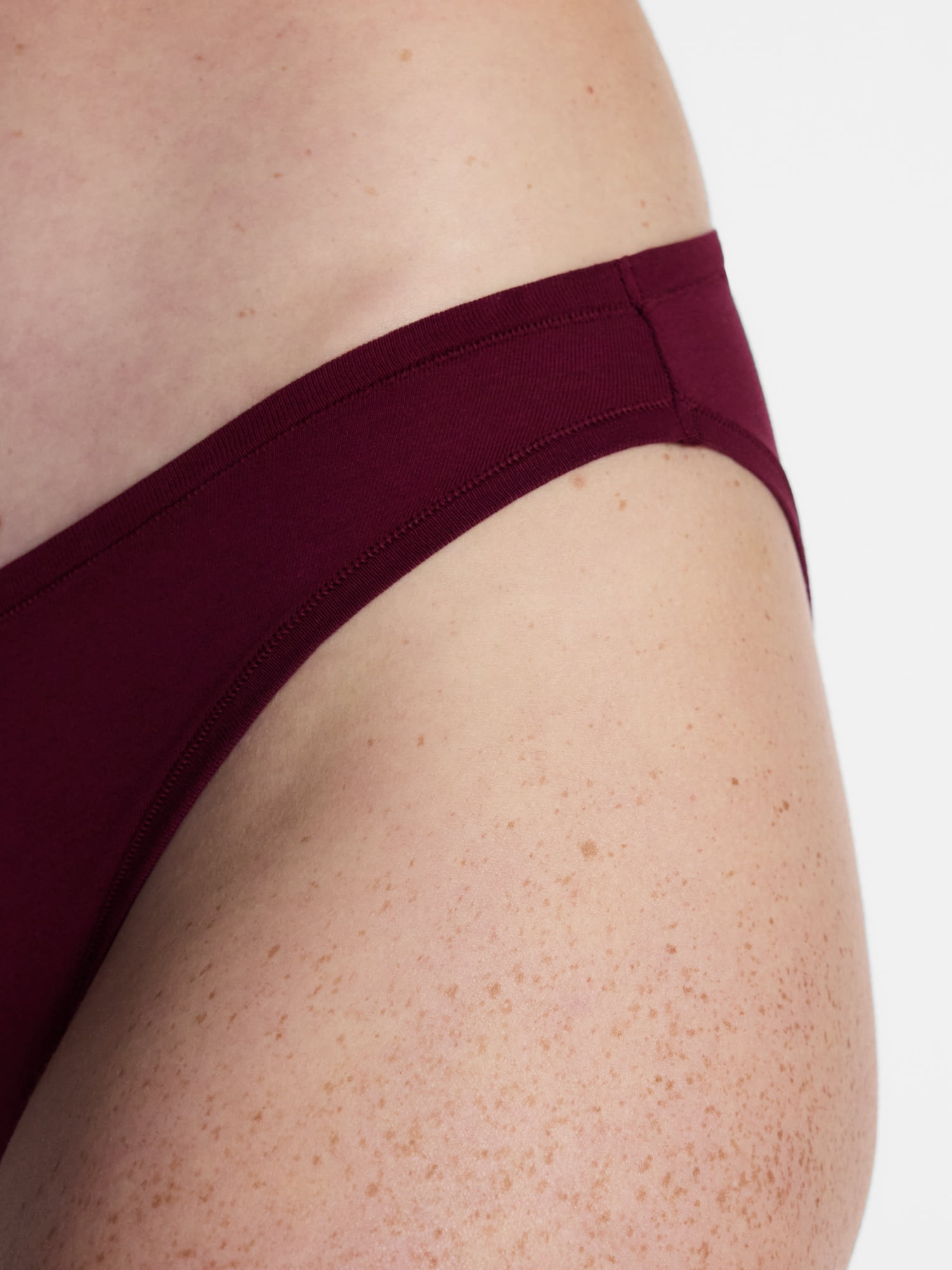 No Boundaries Cotton Stretch Jersey Cheeky Panties, 3 Pack, Women's XS-XXXL