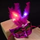 thumbnail image 3 of Máscara LED con brillo de plumas, fiesta de disfraces, máscara de juguete con brillo de plumas de princesa Comprar 2 barco 3, 3 of 5
