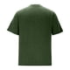 thumbnail image 5 of Blusas y camisas de manga corta con cuello redondo para hombre, blusas/camisetas casuales de verano a la moda de color liso con cuello redondo para hombre., 5 of 6