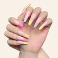 thumbnail image 3 of Uñas postizas HUOGUO con forma de ataúd largo con forma de bailarina, 3 of 5