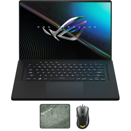 ASUS ROG Zephyrus M16 Gaming Laptop (Intel i7-12700H 14-Core, 16.0in 165Hz Wide UXGA (1920x1200), NVIDIA GeForce RTX 3060, Win 11 Home) with TUF Gaming M3 , TUF Gaming P3
