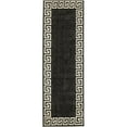 thumbnail image 1 of Unique Loom Athens Border Design Runner Rug 2' x 6' Charcoal/Beige, 1 of 1