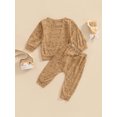 thumbnail image 4 of Sunloudy Baby Boys Girls 2PCS Spring Fall Suitset, Long Sleeve Dog Printed Crew Neck Pullovers + Long Pants, 4 of 9