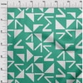 thumbnail image 3 of oneOone Cotton Flex Sea Green Fabric Geometric Fabric For Sewing Printed Craft Fabric By The Yard 40 Inch Wide, 3 of 4
