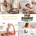 thumbnail image 3 of Aceites Esenciales de Aromaterapia 12PCS: 100% Natural para Difusor- 12 Botellas Esencias para difusor Apta para Difusores y Humidificadores, para hacer Velas Aromaticas y Jabn, 3 of 4