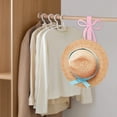 thumbnail image 4 of Uutvery Pink Bow-Shaped Steel Hook, Over Door Wall Mounted Hanger for Towels Bags Hats, Bedroom Bathroom Entryway Storage, 7.09x1.77 Inches, 4 of 8