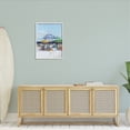 thumbnail image 2 of Stupell Industries Calm Beach Umbrella People Relaxing Ocean Shoreline , 24 x 30, Design by Sally Swatland, 2 of 8