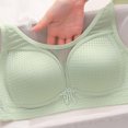 thumbnail image 4 of LLYWEY Comfy Bras on Sale Women's Bras No Underwire Ladies Push-Up Bra Style-812 Women's Plus Compression Bra Feature Adult Female Everyday Sports Bras Green 34B, 4 of 5