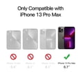 thumbnail image 2 of JETech Magnetic Case for iPhone 13 Pro Max 6.7-Inch, Compatible with MagSafe, Translucent Matte Back Camera Lens Full Protection Slim Shockproof Phone Cover (Navy), 2 of 6