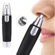 thumbnail image 1 of Nose and Ear Hair Trimmer Facial Hair Trimmer for Painless Eyebrows and Facial Hair for Men and Women, Battery Operated Trimmer Easy to Clean Black, 1 of 5