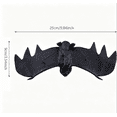thumbnail image 3 of Halloween Fake Bats Decorations, Realistic Rubber Bats Ornaments, Black Hanging Bats for Halloween Party, Haunted House, Yard, Home Spooky Indoor Outdoor Decor Supplies, 3 of 6