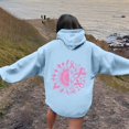 thumbnail image 4 of Womens Oversized Hooded Sweatshirt Long Sleeve Pink Ribbon Graphic Cancer Awareness Hoodies Casual Comfy Pullover Fall Tops 2025, 4 of 5