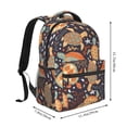 thumbnail image 2 of Disketp Turtles and Sea Plants Mochila Estampada para Hombre y Mujer – Mochila Ligera Clásica con Múltiples Bolsillos para Universidad, Trabajo y Viajes-One Size, 2 of 5