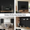 thumbnail image 2 of Plank & Hue 4Pcs 94.5"x12.6" Wood Soundproof Wall Panels Wood Slat Acoustic Panels, Black Oak, 2 of 6