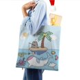 thumbnail image 4 of Pusheen Cat Bolso de tela con estampado de lienzo para mujer, bolsa de compras reutilizable y estética, con cremallera interior, regalo para mujer,40*45cm., 4 of 6