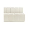thumbnail image 4 of Meridian Furniture Arc Cream Velvet Modular Sectional, 4 of 10