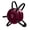 Maroon w/ Black Straps, variant on Classic Wrestling Headgear Black Straps
