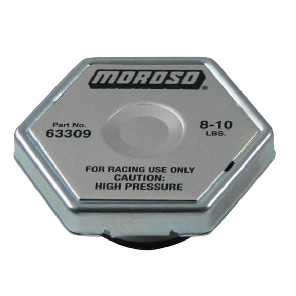 Moroso Racing Hexagon Radiator Cap 8-10 lb P/N 63309