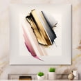 thumbnail image 2 of Designart Abstract Geode Watercolor Gold II Canvas Wall Art, 2 of 5