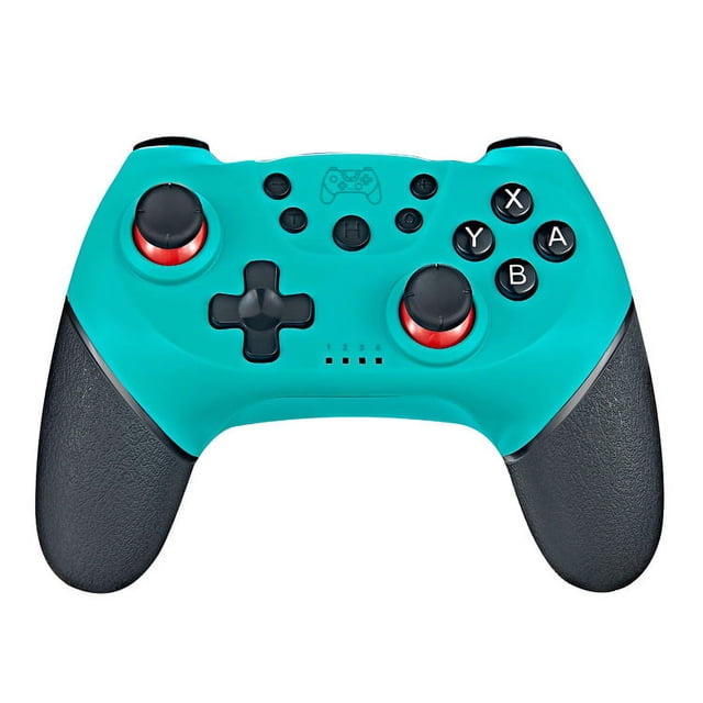 Manette Pro Sans Fil pour Switch, Manette de Jeu Bluetooth Joystick Télécommande pour Console Switch (Vert)