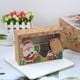 thumbnail image 3 of Wosthever Cajas de galletas de Navidad Cajas de dulces de papel Kraft Cajas de regalo de contenedores de comida de panadería para decoración de Navidad Kits de decoración para fiestas Wosthever HA038850-00, 3 of 6
