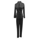thumbnail image 4 of ICHUANYI Clearance Women's Long Sleeve Solid Suit Pants Casual Elegant Business Suit Sets(Black, XL) Ichuanyi Ichuanyi, 4 of 6