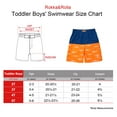 thumbnail image 2 of Rokka&Rolla Toddler Boys' Swim Trunks with Mesh Liner Baby Swimwear, UPF 50+ Sizes 2T-5T, 2 of 7