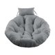 thumbnail image 3 of Cojín colgante para silla de cesta de 90 cm, cojín para silla de huevo para jardín, hogar y cocina. Gris, 3 of 9