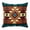 Turquoise, variant on Pillow Covers 18x18 Inch, Brown Aztecs Linen Pillowcase with Invisible Zipper, Southwestern Stripe Native American Boho Decorative Throw Pillow Covers Cushion Case for Couch Sofa Bed Living Room