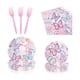 thumbnail image 5 of Juego de artículos para fiesta con tema de mariposas, suministros para fiesta de cumpleaños de mariposas, juego de vajilla de colores, platos desechables de 7 pulgadas 10 piezas, platos de 9 pulgadas, 5 of 5