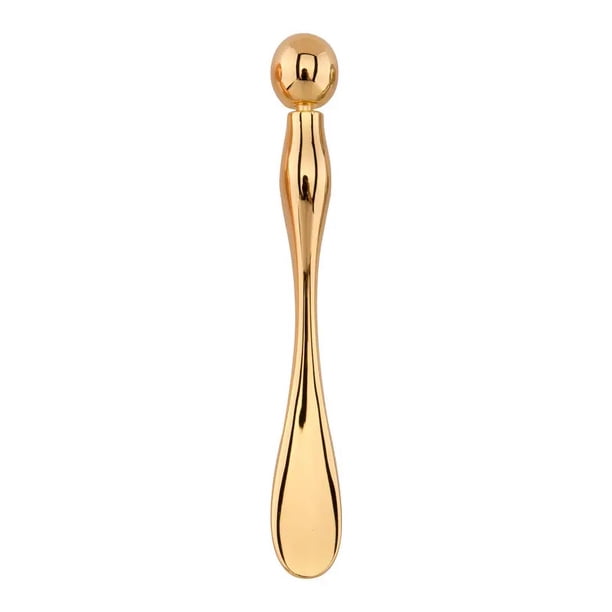 Masajeador con rodillo YONGSHENG PARA ojos y cucharada de CREMA 3 piezas dorado 10 cm