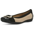 thumbnail image 1 of Zapatos Bailarinas Uplift para Mujer Anne Klein Nude Negro Talla 7.5 M, 1 of 7