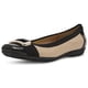 thumbnail image 1 of Zapatos Bailarinas Uplift para Mujer Anne Klein Nude Negro Talla 7.5 M, 1 of 7