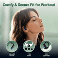 thumbnail image 6 of VEAT00L Active Noise Cancelling Wireless Ear Buds, 96Hrs Bluetooth Headphones IP7 Waterproof for Sport, Running Wireless Earphones with ENC, Deep Bass Over Ear bud with Earhooks for /Workout/Gym, 6 of 11