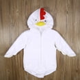 thumbnail image 6 of WOYY Baby Boy Bodysuit Cute Chick Hooded Romper for Photography, Sizes 18-24 Months, 6 of 8
