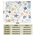 thumbnail image 5 of YFYANG Anti-Pilling Ultra-Soft Micro Fleece Cover Blanket for Bed Sofa, Floral Leaf Pattern Throw Blanket for All Seasons, 60"x50", 5 of 9