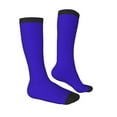 thumbnail image 3 of Balery Darkblue Printed Novelty Socks Men's Women's Crew Socks Sports Socks Knee High Socks Cotton Socks Quirky and Cool Socks, 3 of 9
