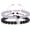 Purple, variant on Couple Matching Bracelets for bf and gf, Best Friend Promise Bracelet, Crystal, Style H5336