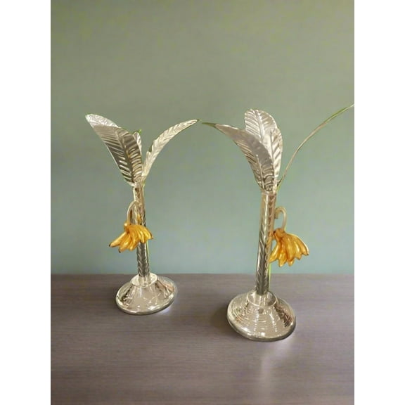 German silver Banana tree pair for diwali/ houserwarming/ home décor