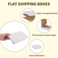 thumbnail image 6 of 50 pack 7x5x1 inch Shipping Boxes – Recyclable White Corrugated Cardboard Mailers for Small Gift & Business, 6 of 6